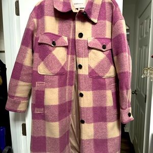 BCBG Oversized Plaid Shacket